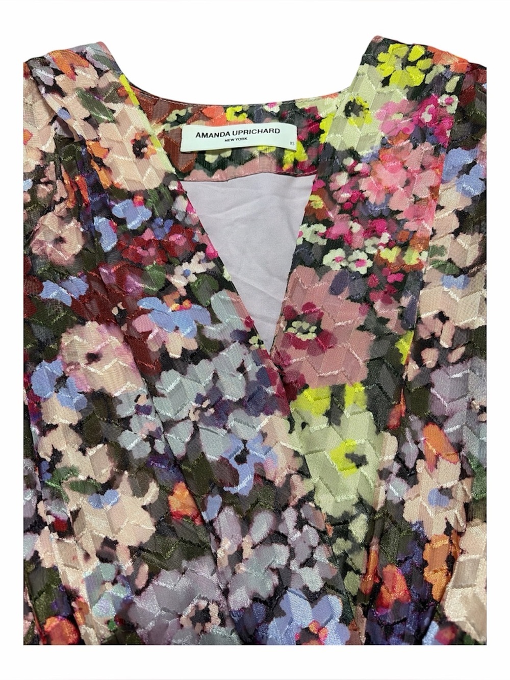 Amanda Uprichard Lucretia Mini Dress in Zahra Fleur Size XS - Picture 4 of 7